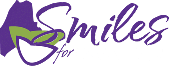 Smiles for Maine Orthodontics Logo with white text